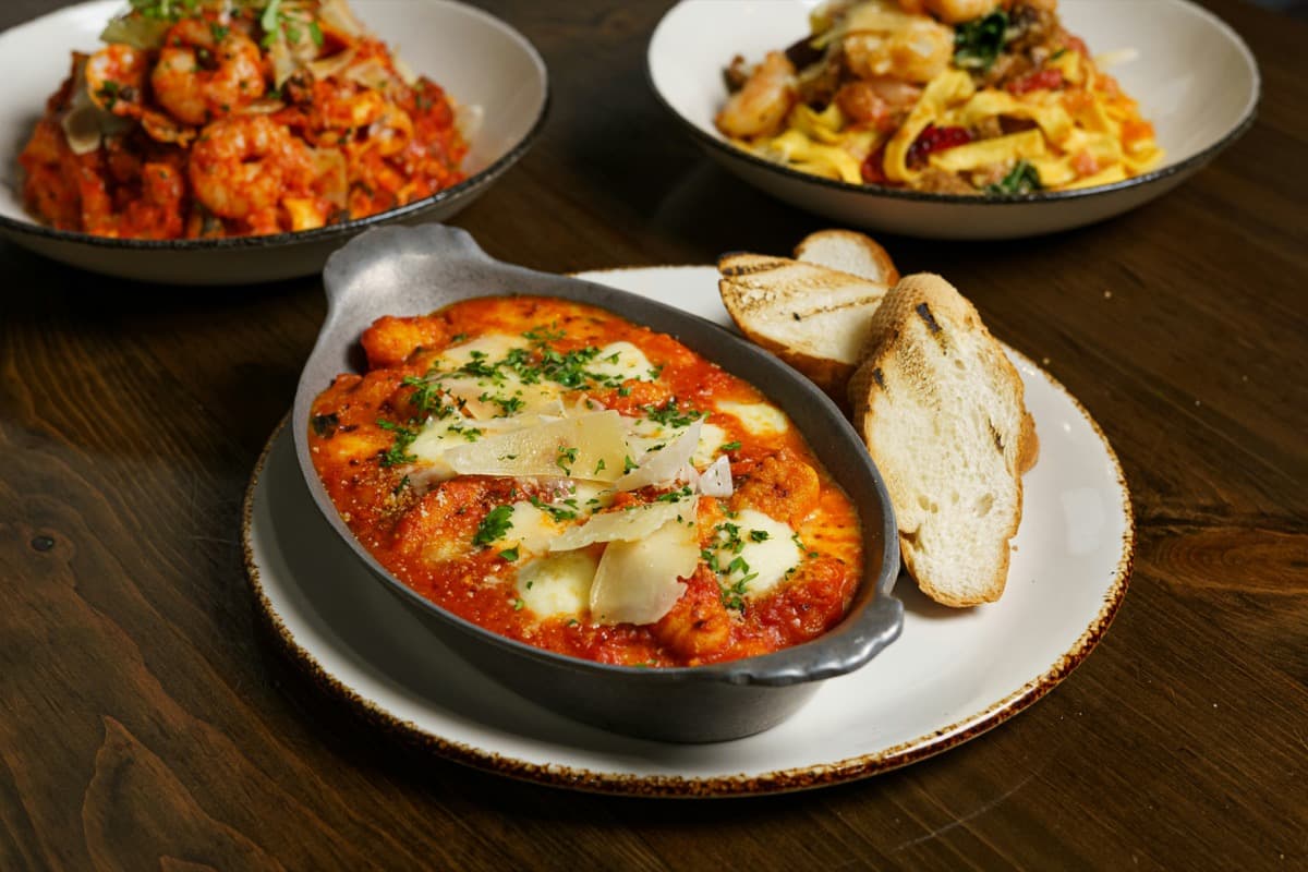 Beispiel-Website Trattoria Verde: Frische Pasta, jeden Tag.