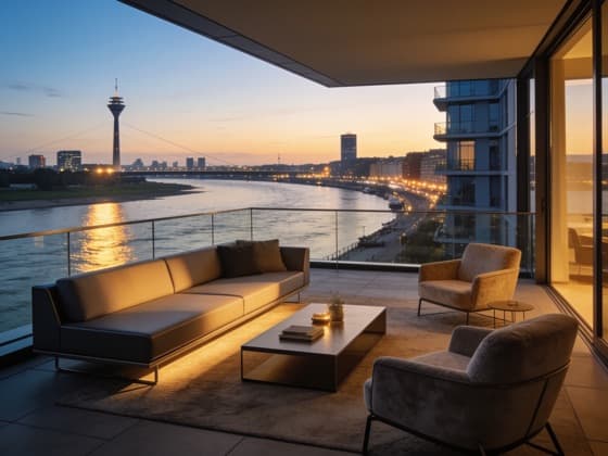 Penthouse am Rhein (Immobilienunternehmen, Beispielprojekt)