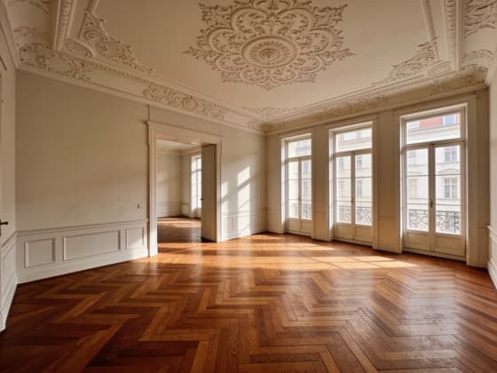 Altbau-Etage (Immobilienunternehmen, Beispielprojekt)